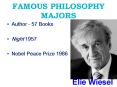 FAMOUS PHILOSOPHY MAJORS PowerPoint PPT Presentation