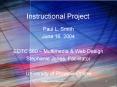 Instructional Project PowerPoint PPT Presentation