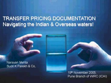 TRANSFER PRICING DOCUMENTATION