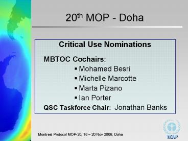 20th MOP Doha