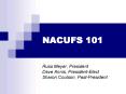 NACUFS 101 PowerPoint PPT Presentation