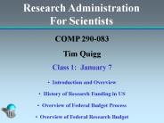 Research Administration