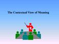 The Contextual View of Meaning PowerPoint PPT Presentation