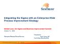 Integrating Six Sigma with an EnterpriseWide Process Improvement Strategy PowerPoint PPT Presentation