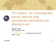 PVC plastic An environmental poison and why some governments and industry are phasing it out PowerPoint PPT Presentation