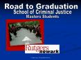 Road to Graduation PowerPoint PPT Presentation