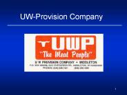 UWProvision Company