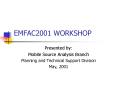 EMFAC2001 WORKSHOP PowerPoint PPT Presentation