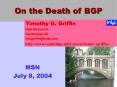 On the Death of BGP PowerPoint PPT Presentation