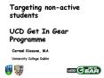 Targeting nonactive students PowerPoint PPT Presentation