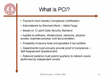 What is PCI