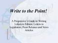Write to the Point PowerPoint PPT Presentation