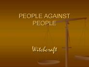 PEOPLE AGAINST PEOPLE