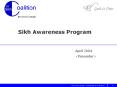 Sikh Awareness Program PowerPoint PPT Presentation