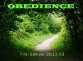OBEDIENCE PowerPoint PPT Presentation