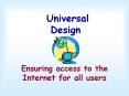 Universal Design PowerPoint PPT Presentation