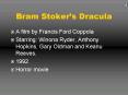Bram Stokers Dracula PowerPoint PPT Presentation