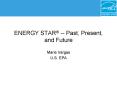 ENERGY STAR Past, Present, and Future PowerPoint PPT Presentation