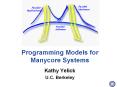 Programming Models for Manycore Systems PowerPoint PPT Presentation