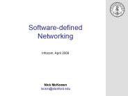 Software-defined Networking