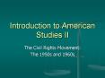 Introduction to American Studies II PowerPoint PPT Presentation
