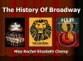 The History Of Broadway PowerPoint PPT Presentation