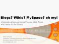 Blogs Wikis MySpace oh my PowerPoint PPT Presentation