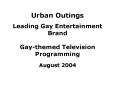 Urban Outings PowerPoint PPT Presentation