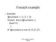 Foreach example