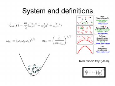 System and definitions