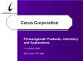Carus Corporation PowerPoint PPT Presentation