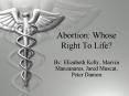 Abortion: Whose Right To Life PowerPoint PPT Presentation