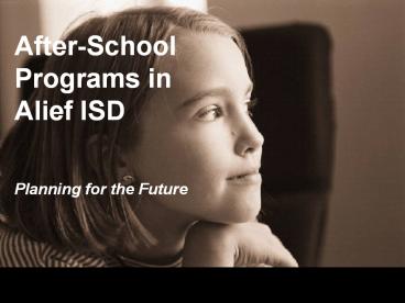 After-School Programs in Alief ISD