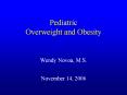 Pediatric%20Overweight%20and%20Obesity PowerPoint PPT Presentation