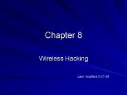 Wireless Hacking