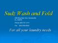 Sudz Wash and Fold