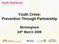 Youth Crime: Prevention Through Partnership PowerPoint PPT Presentation
