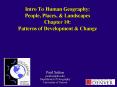 Intro To Human Geography: People, Places, PowerPoint PPT Presentation