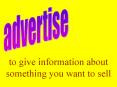 to give information about something you want to sell PowerPoint PPT Presentation