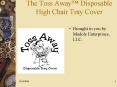 The Toss Away Disposable High Chair Tray Cover PowerPoint PPT Presentation