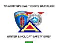 7th ARMY SPECIAL TROOPS BATTALION PowerPoint PPT Presentation