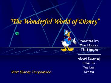 The Wonderful World of Disney