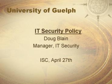 University of Guelph