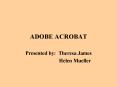 ADOBE ACROBAT PowerPoint PPT Presentation