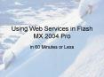 Using Web Services in Flash MX 2004 Pro PowerPoint PPT Presentation