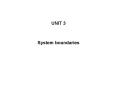 System boundaries PowerPoint PPT Presentation