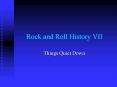 Rock and Roll History VII PowerPoint PPT Presentation