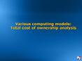 Various computing models: Total cost of ownership analysis PowerPoint PPT Presentation