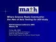 Where Science Meets Community: the Men of Asia Testing for HIV study PowerPoint PPT Presentation