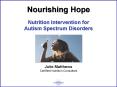 Nutrition Intervention for Autism Spectrum Disorders PowerPoint PPT Presentation